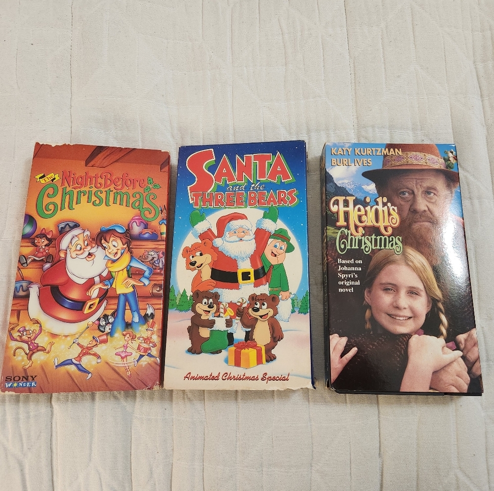 Christmas VHS Movie Bundle